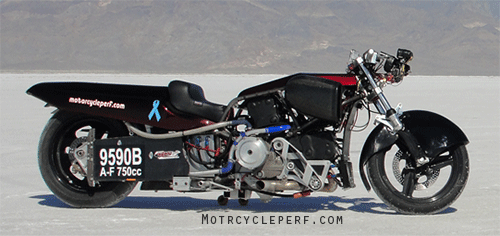 Bonneville and Dragracing Ducati 749