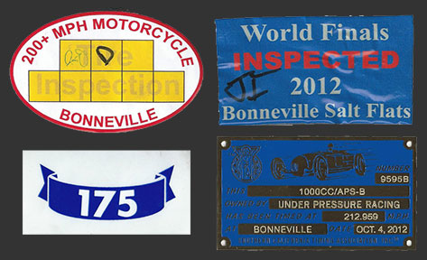 bonneville stickers 2012